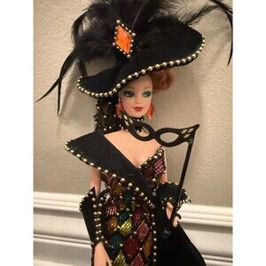 ❌ Bob Mackie Masquerade Ball Barbie Doll ❌ stand Included❌ artwork Including❌